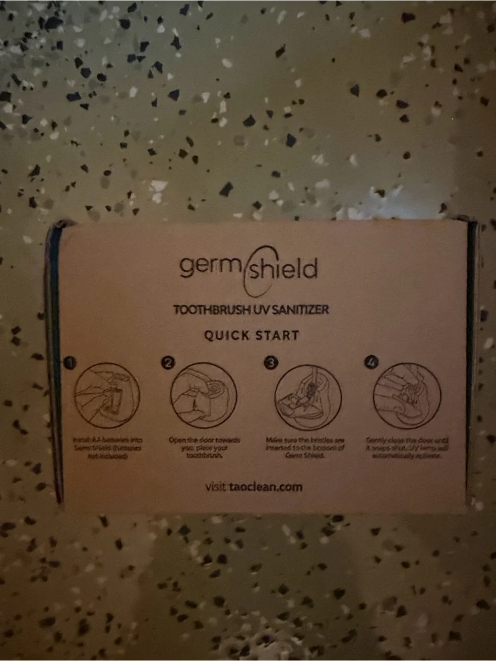 TAO Germ Shield Travel Toothbrush UV Sanitizer